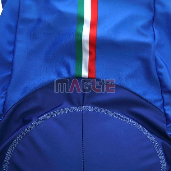 Maglia Italia Manica Corta 2018 Blu